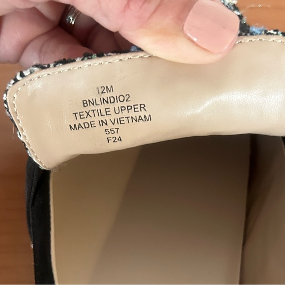 Bandolino Black and White Tweed Loafers - Picture 11 of 14